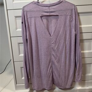 Under Armour Light Purple Long Sleeve Shirt